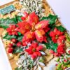 Poinsettias Handmade Christmas New Year Card image Poinsettias Handmade Christmas New Year Card image