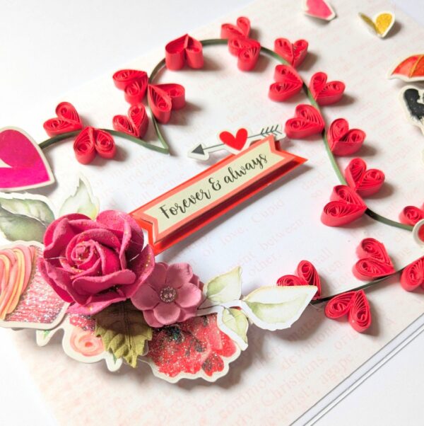PXL_20250105_073816120 Too Much Love Quilled Greeting Card