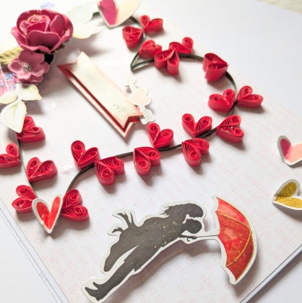 PXL_20250105_073827787 Too Much Love Quilled Greeting Card