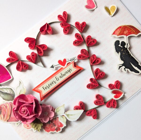 PXL_20250105_073835237 Too Much Love Quilled Greeting Card