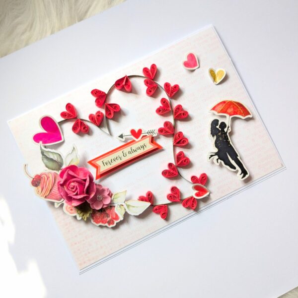PXL_20250105_073904840 Too Much Love Quilled Greeting Card