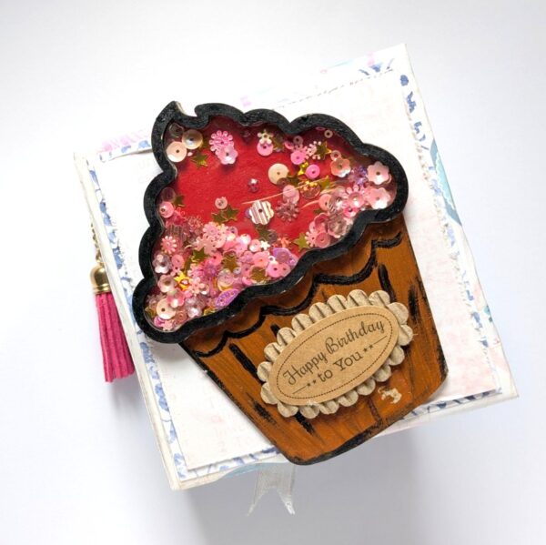 PXL_20250105_075142749-1 Pocket Mini Birthday Handmade Scrapbook