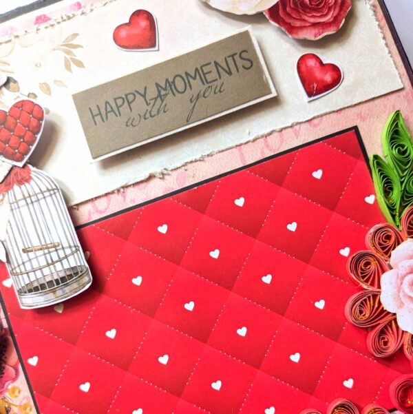A4 size Happy Anniversary Scrapbook image A4 size Happy Anniversary Scrapbook image