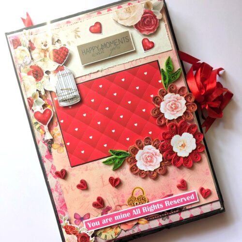 A4 size Happy Anniversary Scrapbook image