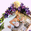 Purple Themed Quilled Photo Frame image Purple Themed Quilled Photo Frame image