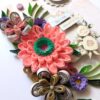 PXL_20250223_054045957 Sparkling Pinks Quilled Flowers Card