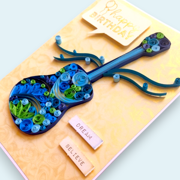 PXL_20250331_094236045-Photoroom-4 Quilled Guitar Handmade Greeting card