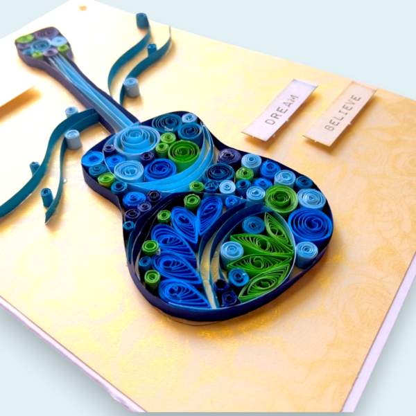 PXL_20250331_094236045-Photoroom-6 Quilled Guitar Handmade Greeting card
