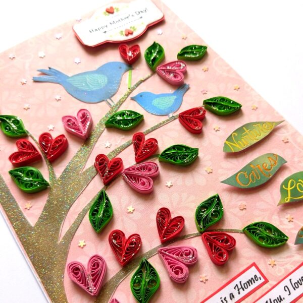 Sparkling Tree Quilled Mothers Day Greeting Card image Sparkling Tree Quilled Mothers Day Greeting Card image