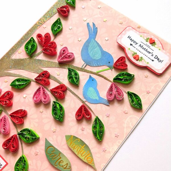 Sparkling Tree Quilled Mothers Day Greeting Card image Sparkling Tree Quilled Mothers Day Greeting Card image