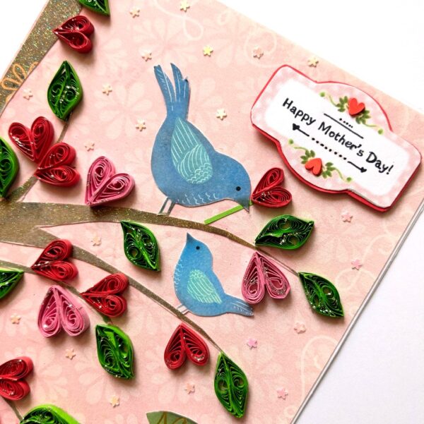 Sparkling Tree Quilled Mothers Day Greeting Card image Sparkling Tree Quilled Mothers Day Greeting Card image