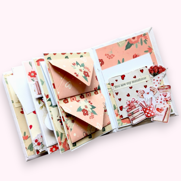 PXL_20250511_061710347-Photoroom-4 Love Mini Scrapbook Album Handmade