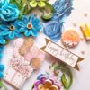 PXL_20260216_101221231 A4 Sparkling Quilled Flowers Birthday Greeting card