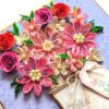 PXL_20260502_094111780 Pink Bouquet Quilled flowers greeting card