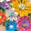 PXL_20260621_125448088 Multicolored Quilled flowers greeting cad