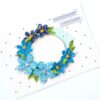 PXL_20260719_065048387 Blue Themed Quilled Flowers Greeting Card
