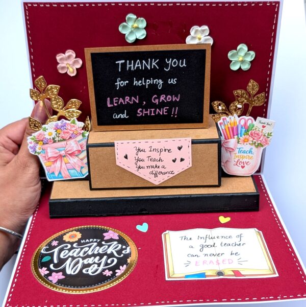 Teachers day Handmade greeting card