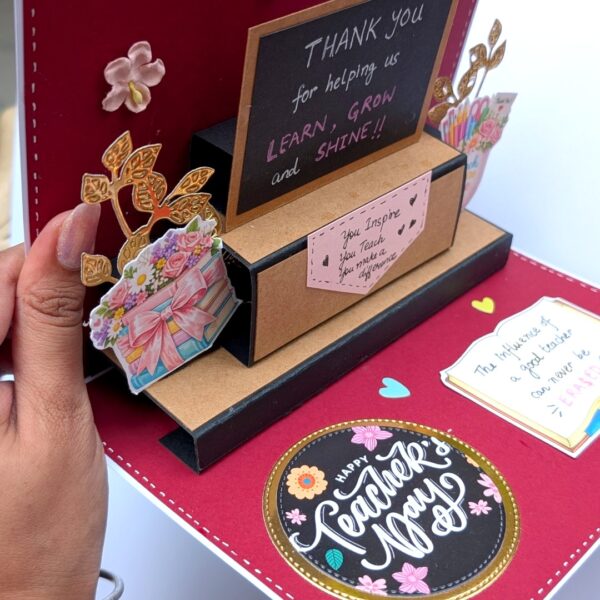 Teachers day Handmade greeting card