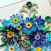 PXL_20260913_095305050 A4 size Blue quilled flowers Greeting Card