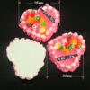 Heart Shaped Cake - Pack of 5 mixed colors image Heart Shaped Cake - Pack of 5 mixed colors image