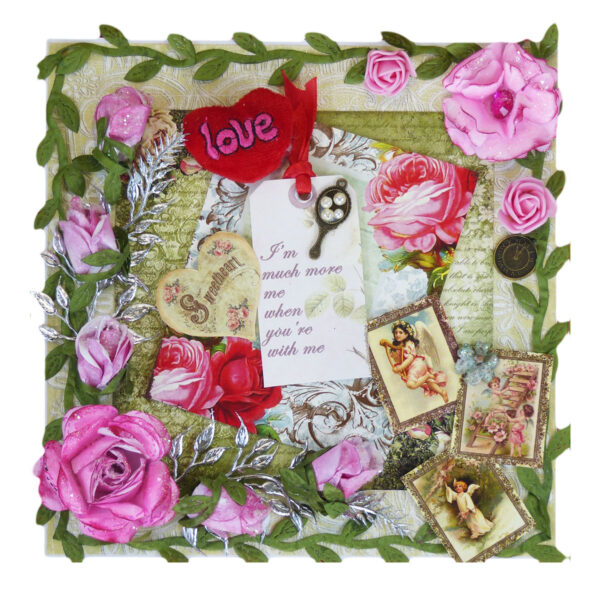 Too Much Love Greeting Card With Sparkling Roses image Too Much Love Greeting Card With Sparkling Roses image