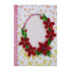 Red Themed Quilled Flowers Greeting Card image