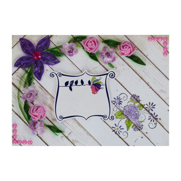 Purple Themed Greeting Card image Purple Themed Greeting Card image