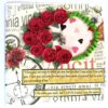 Quilled Roses Love Greeting Card image Quilled Roses Love Greeting Card image