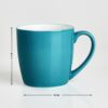 blue-cup-size Snowman with Christmas Tree Mug