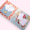 Quilled Floral Garland Big card with Lights