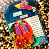 Sparkling Handmade Diwali Quilled Greeting Card D3 image Sparkling Handmade Diwali Quilled Greeting Card D3 image