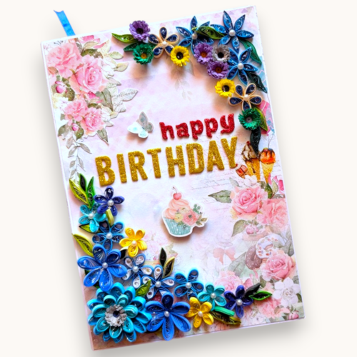 A4 size Handmade Greeting Card