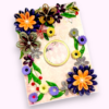 handmade-card-Photoroom-3-1 Violet Quilled Flowers Corner Greeting Card
