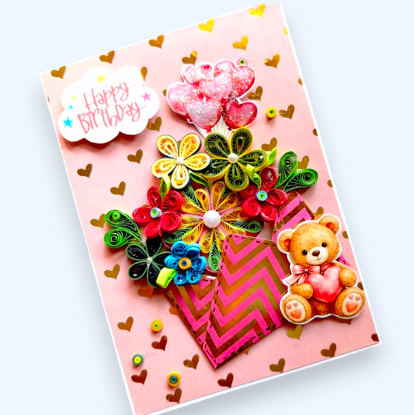 handmade-card-Photoroom Quilled Flowers In Envelope Love Greeting Card