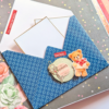 Quilled Valentine Floral Bouquet Greeting Card