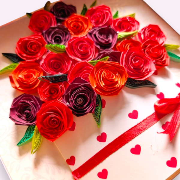 handmade-valentines-day-card-Photoroom-12 Quilled greeting card in box - Red Roses