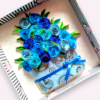 handmade-valentines-day-card-Photoroom-7 Quilled greeting card in box - Blue Roses