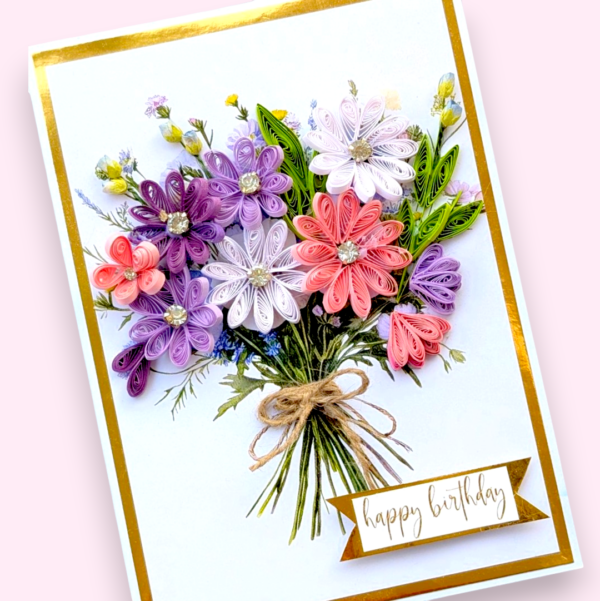 quilled-birthday-card-Photoroom-2 Purple Quilled Bouquet Greeting card