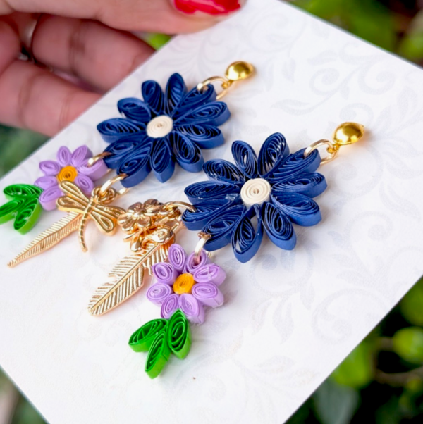 quilled-card-Photoroom-25 Quilled Paper Sunshine Earring - Blues