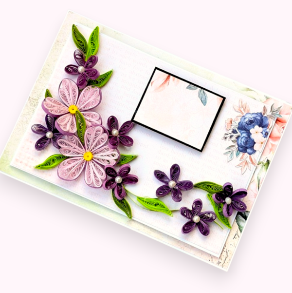 quilled-card-Photoroom-31-1 Purple Quilled Corner Greeting card
