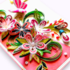 quilled-card-Photoroom-8 Pink Quilled Flowers Greeting Card