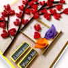 Quilled Red Hearts in Tree Anniversary Card image Quilled Red Hearts in Tree Anniversary Card image