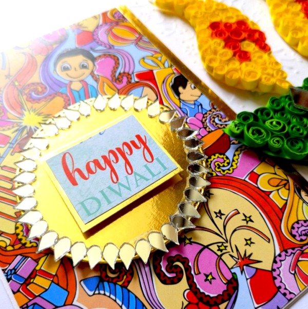 quilled-diwali-card-Photoroom-2 Handmade Quilled Diyas Diwali Greeting Card