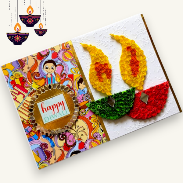 quilled-diwali-card-Photoroom-8 Handmade Quilled Diyas Diwali Greeting Card