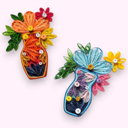 quilled-fridge-magnets-Photoroom Quilled Fridge magnets - Set of 2