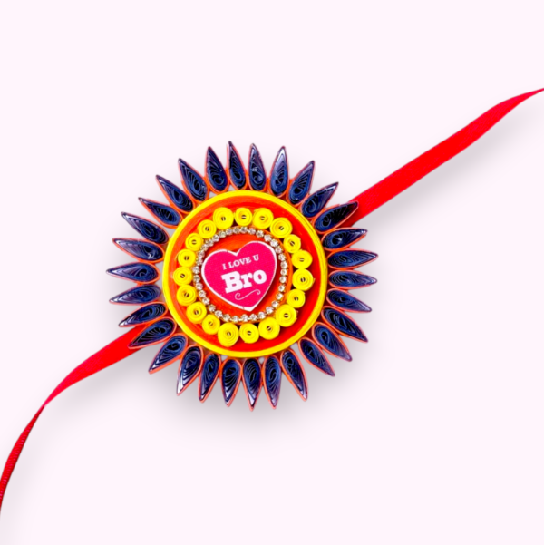 quilled-rakhi-Photoroom-5 Quilled Rakhi - Yellow orange - Big size