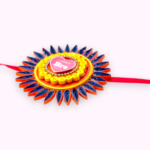 quilled-rakhi-Photoroom-8 Quilled Rakhi - Yellow orange - Big size