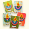 quilling-card-diwali-Photoroom Quilled Diwali mini cards - Pack of 5 assorted