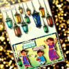 Sparkling Handmade Diwali Greeting Card D4 image Sparkling Handmade Diwali Greeting Card D4 image