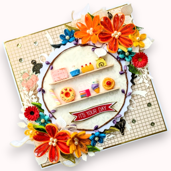 transparent-Photoroom Candyland Miniature Dessert Birthday Card
